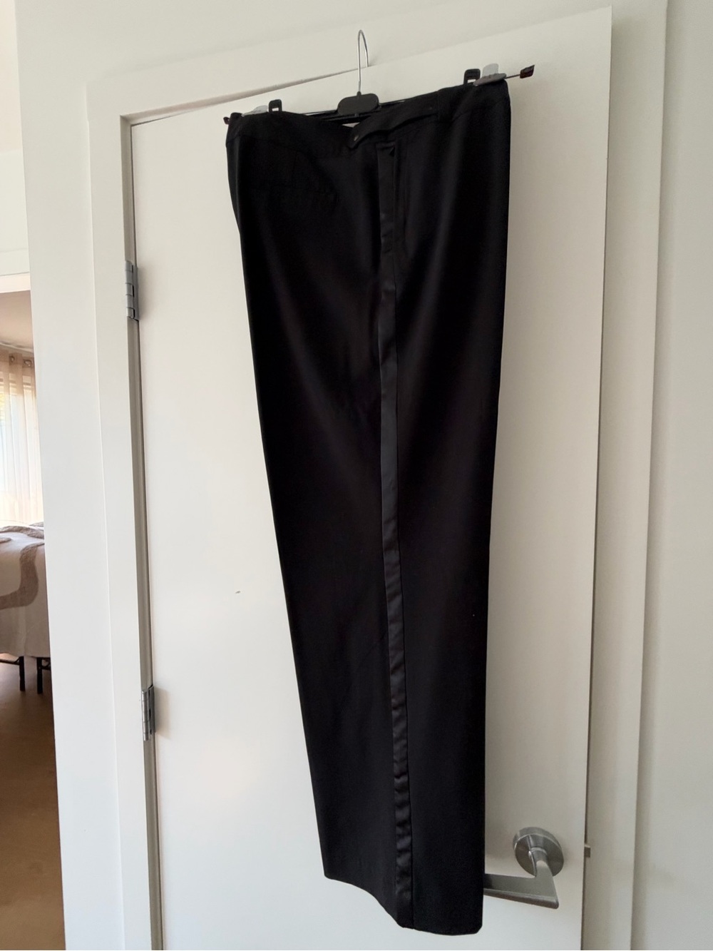 Olsen Tuxedo Black Dress Pants - Classic Formal Trousers